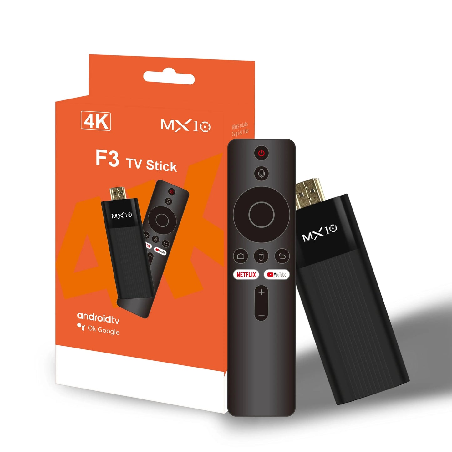 Newest Factory price H313 TV stick quad core supporting 2.4/5G dual wifi BT 4.0 and HDR 4K display Adroid 10.0 TV stick